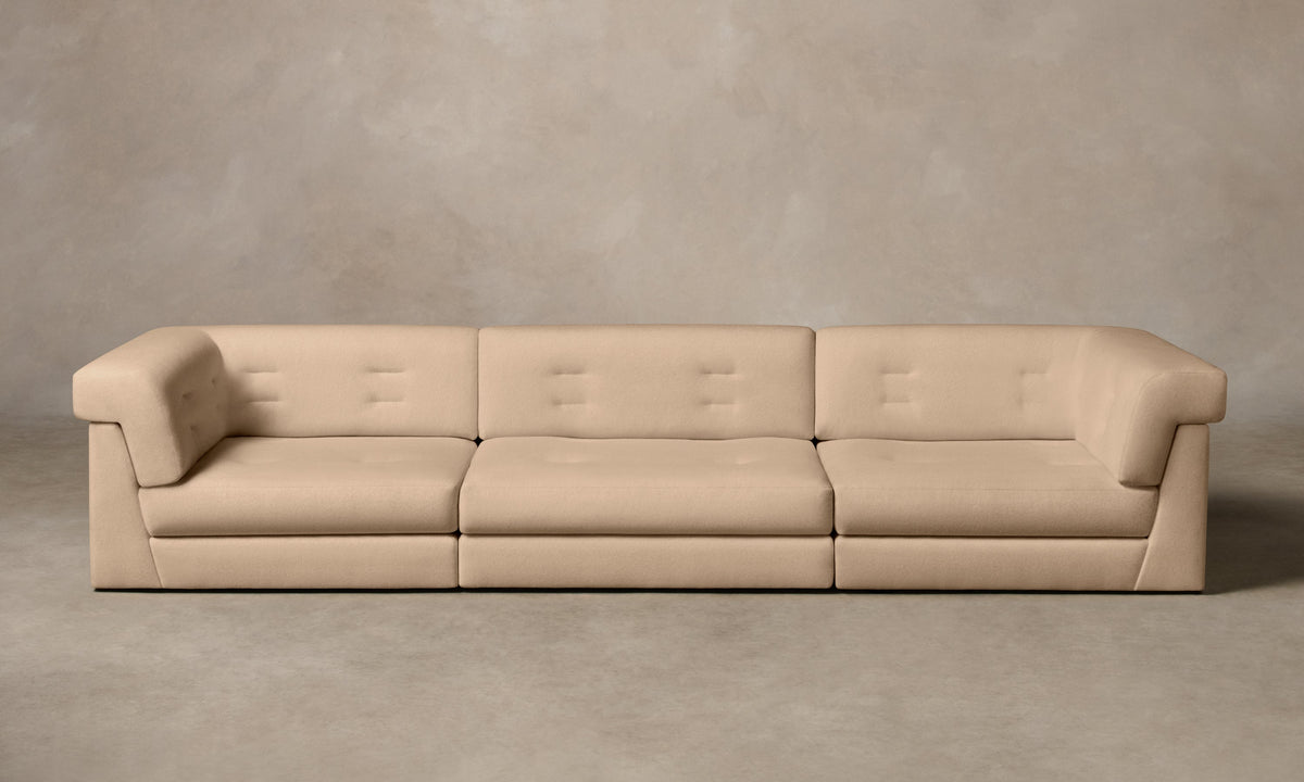 The Forma Modular Sofa - Performance Velvet Butter