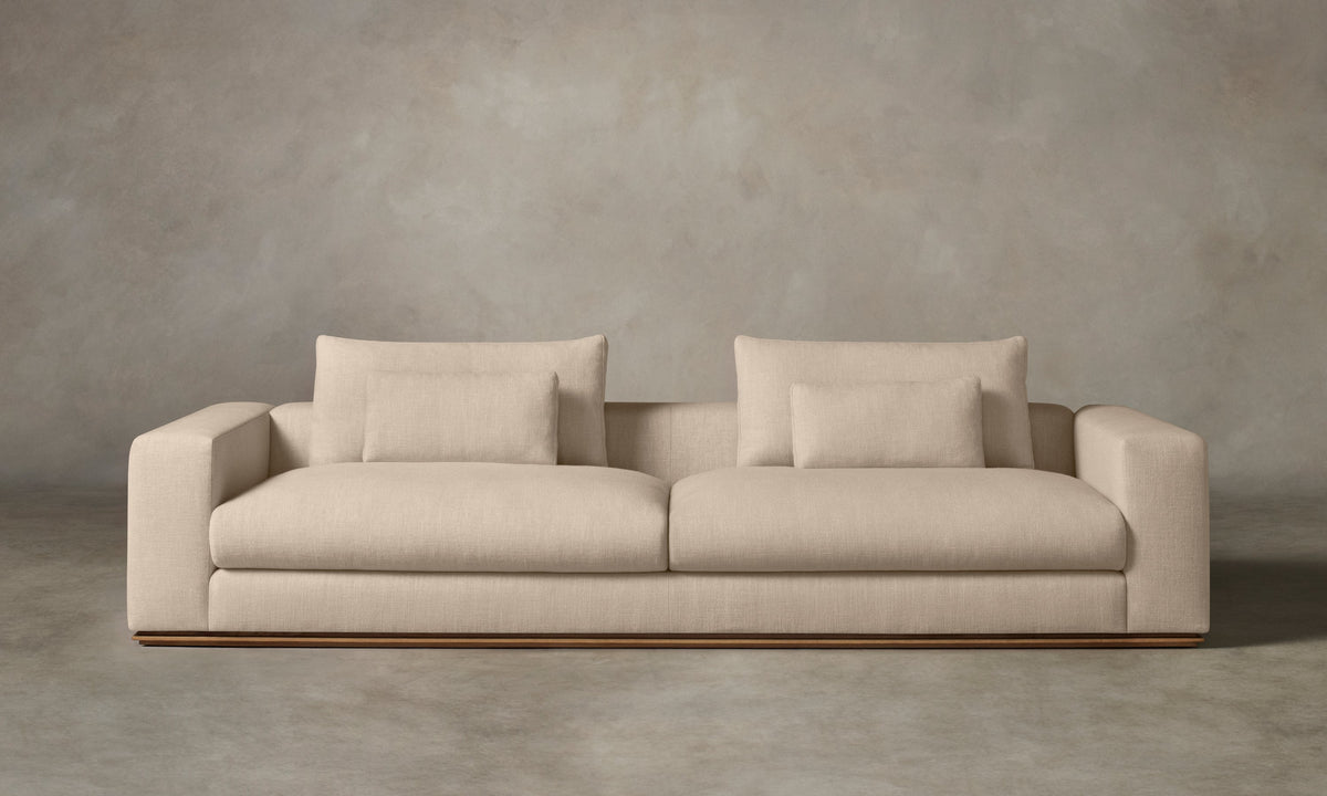 The Nicola Sofa - Heritage Belgian Linen Husk