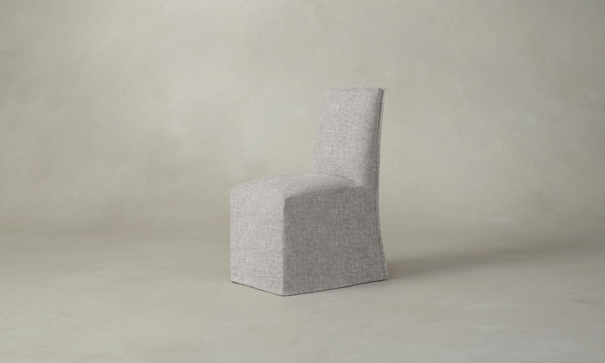 The Beacon Dining Chair - Heritage Belgian Linen Agate