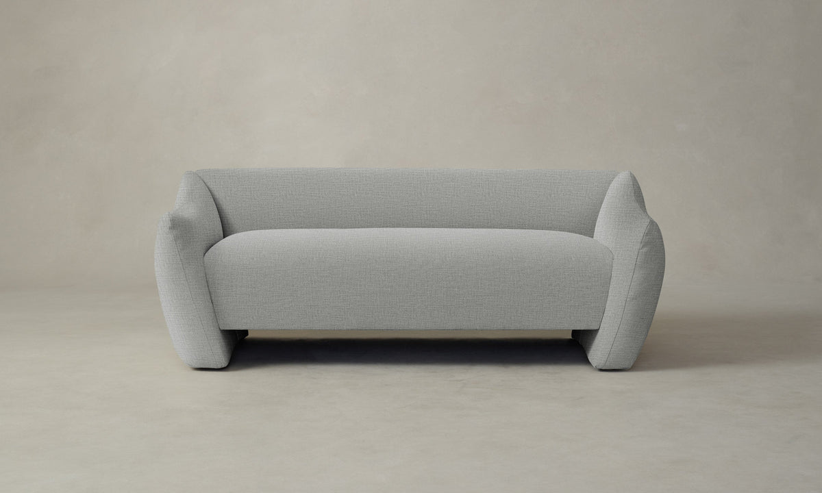 The Bond Settee - Performance Woven Chenille Rain