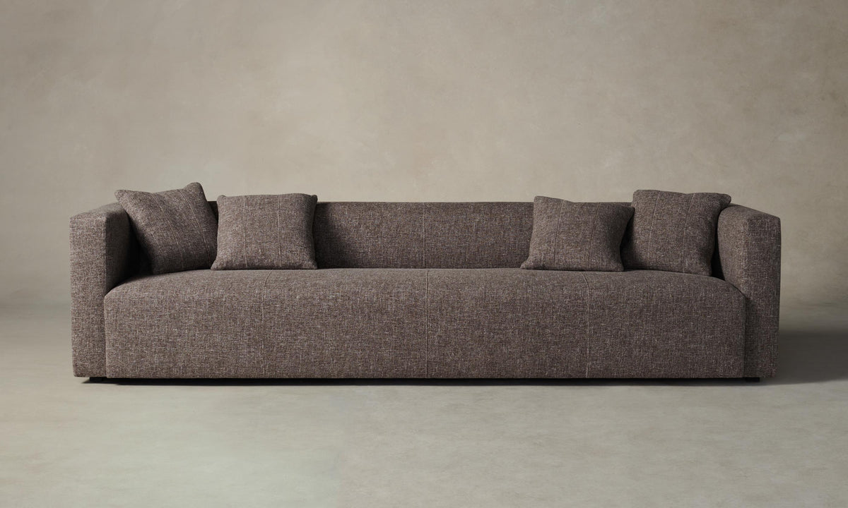The Breuer Sofa - Heritage Belgian Linen Carob