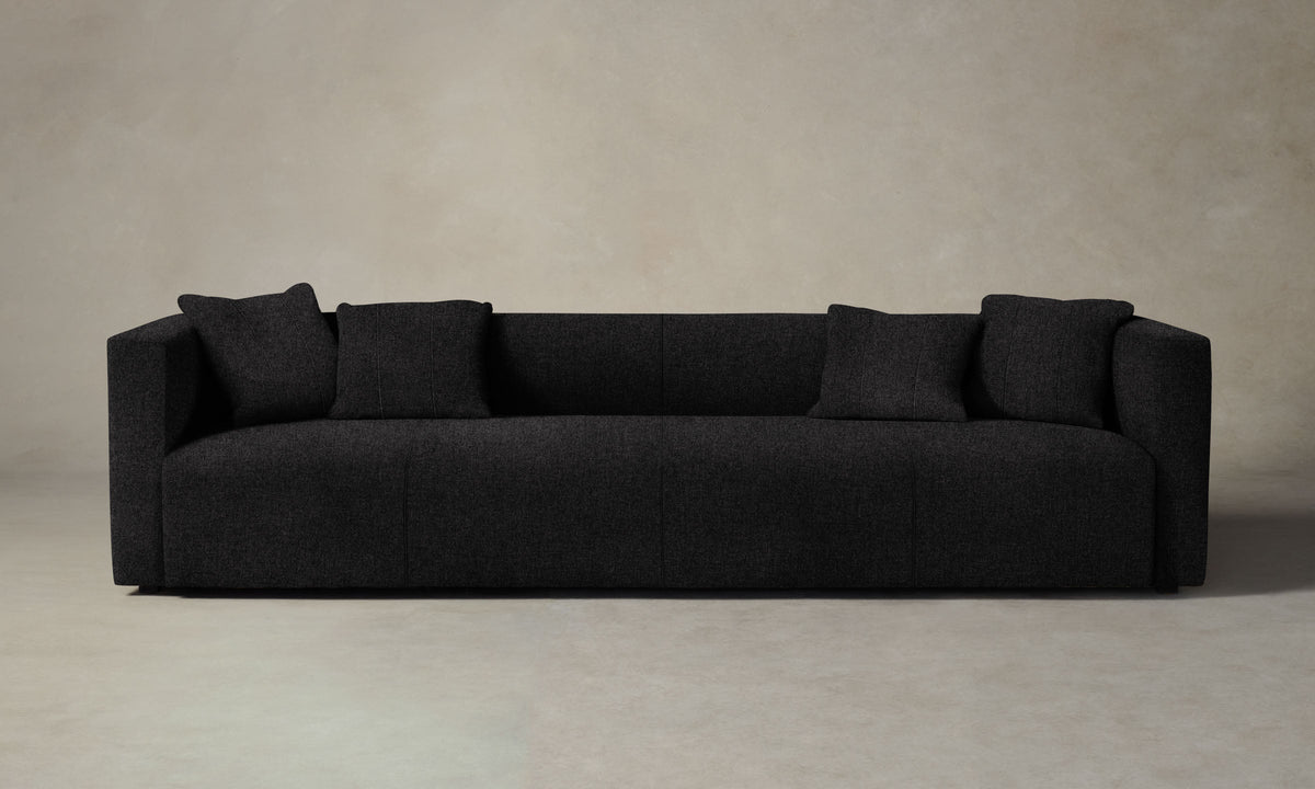 The Breuer Sofa - Italian Brushed Wool Pepper