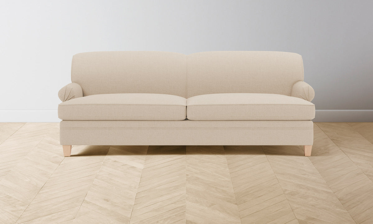 The Carmine Sofa - Heritage Belgian Linen Husk