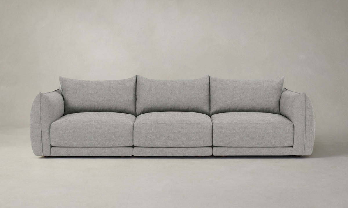 The Jones Modular Sectional - Performance Woven Chenille Rain