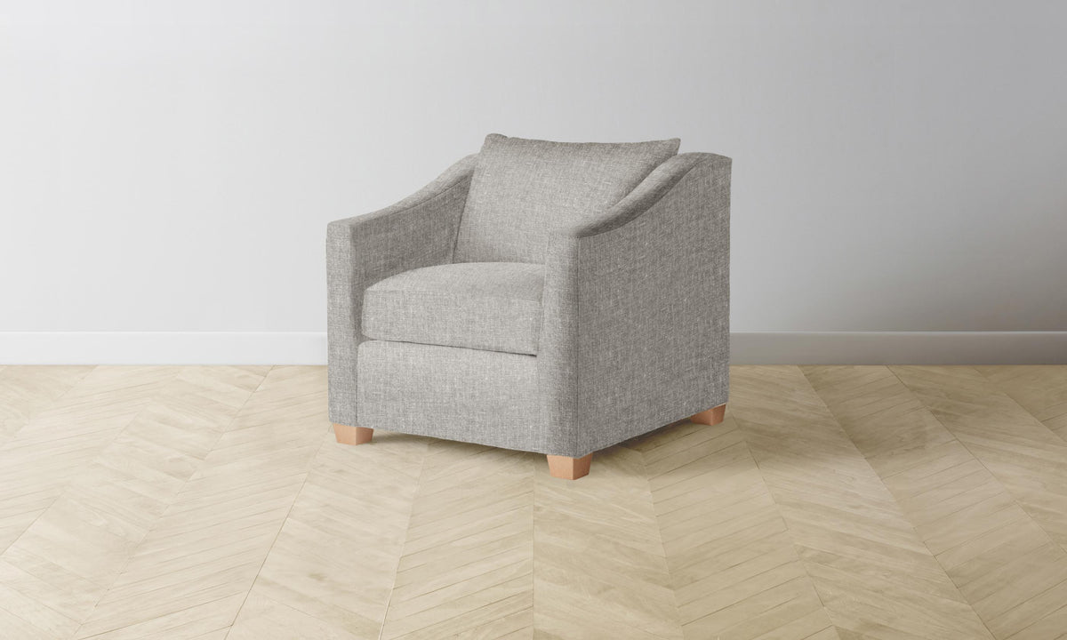The Sullivan Chair - Heritage Belgian Linen Agate