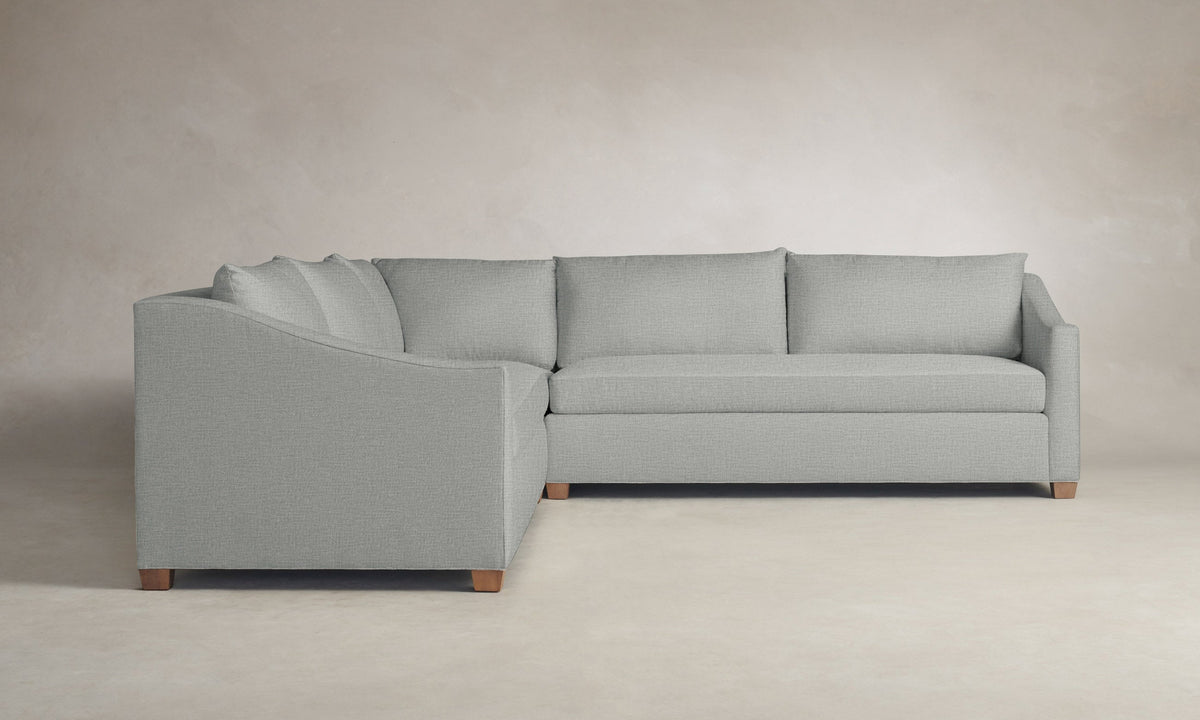 The Sullivan Sectional - Performance Woven Chenille Rain