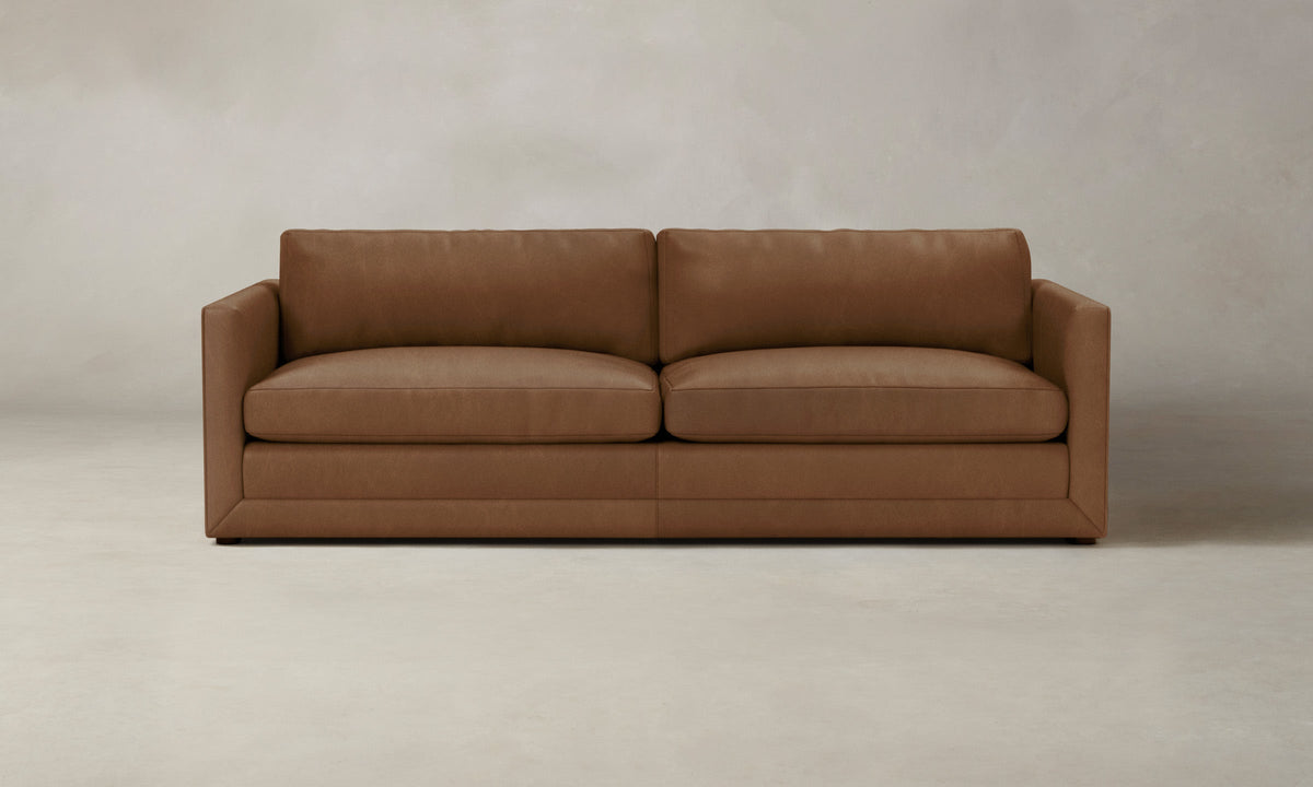The Warren Sofa - Tuscan Leather Cognac