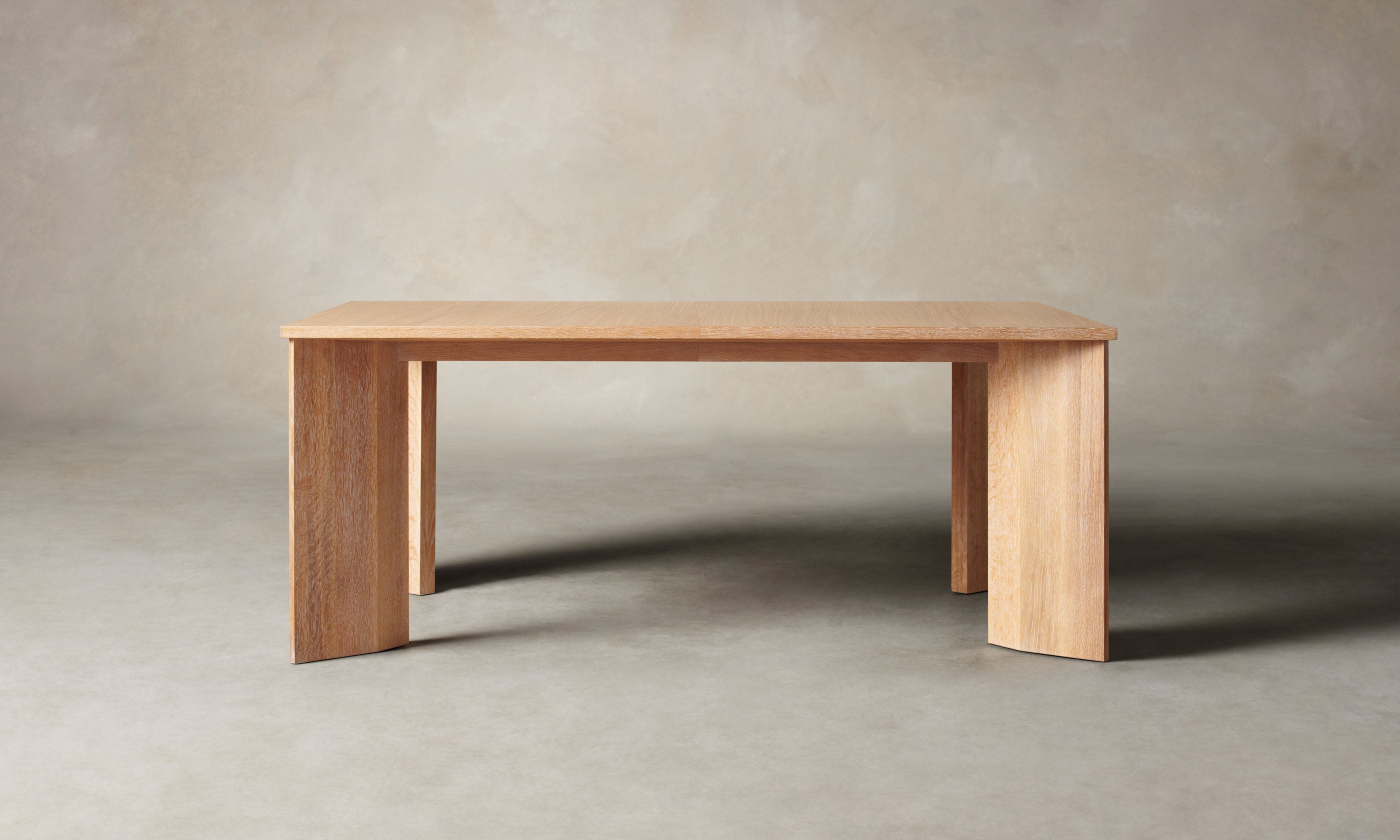 york solid white oak wood extendable dining table
