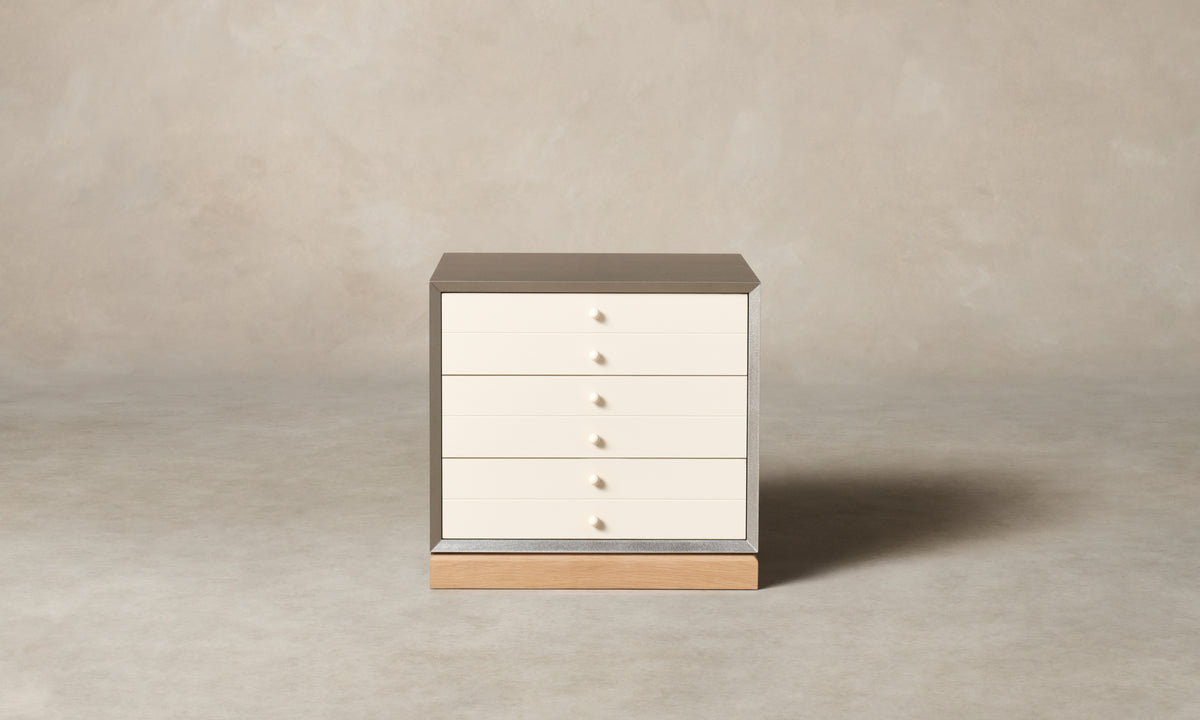 The Verne 3-Drawer Nightstand