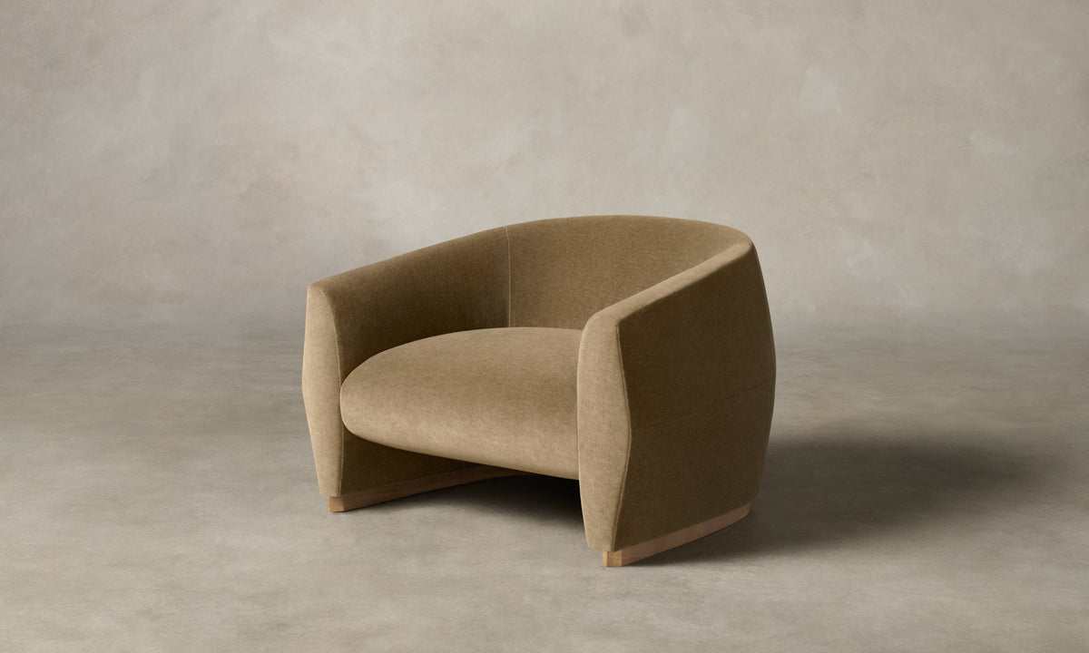 The Alpe Chair - Mohair Almond