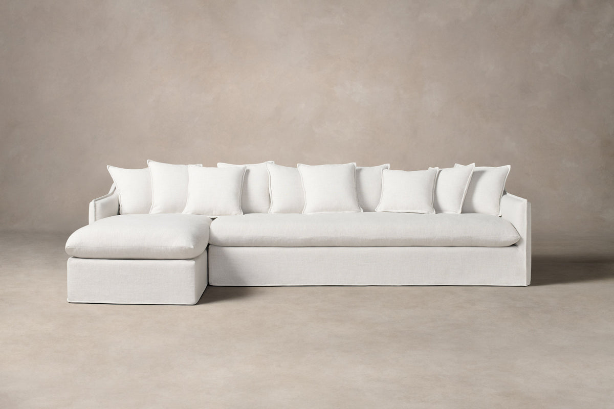 The Dune Sectional - Performance Woven Chenille Lace