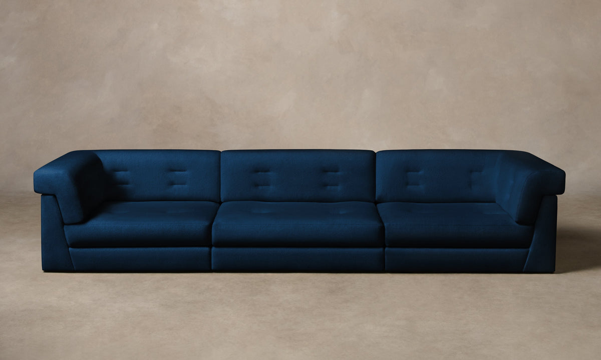 The Forma Modular Sofa - Performance Velvet Sapphire