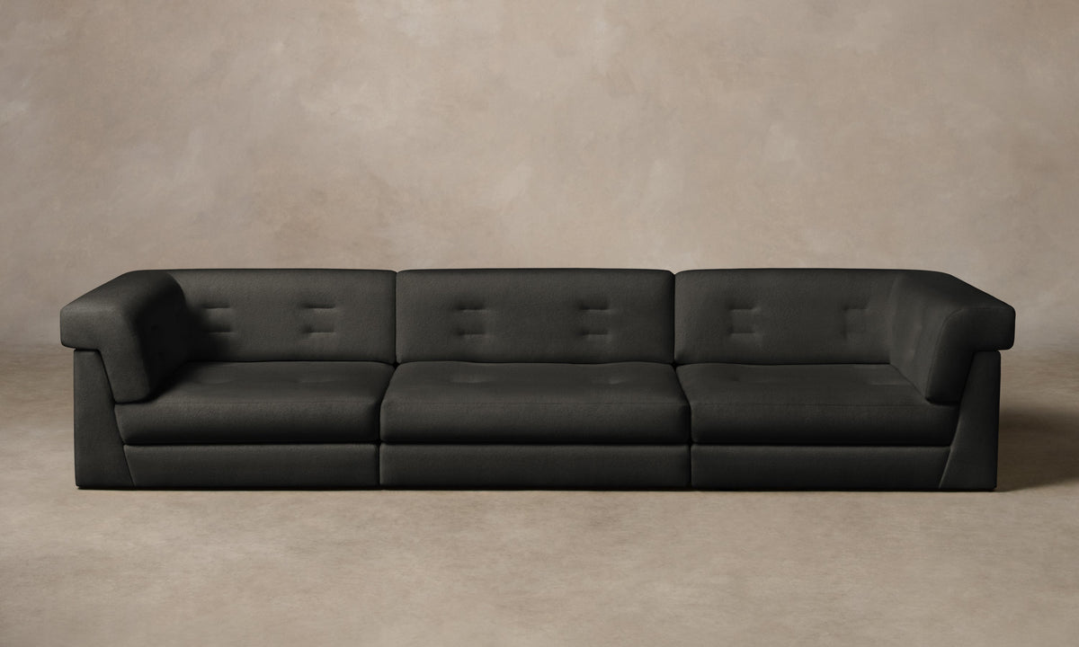 The Forma Modular Sofa - Performance Velvet Slate