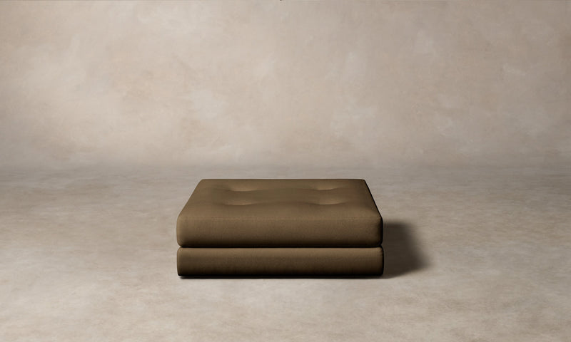 The Forma Ottoman - Mohair Mink