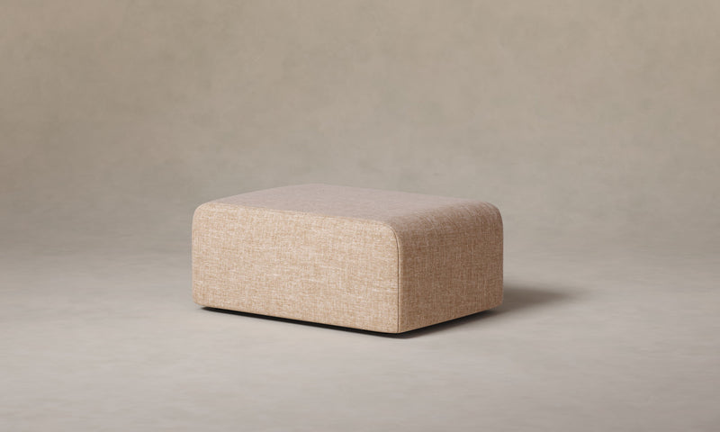 The Marcello Ottoman - Heritage Belgian Linen Chai