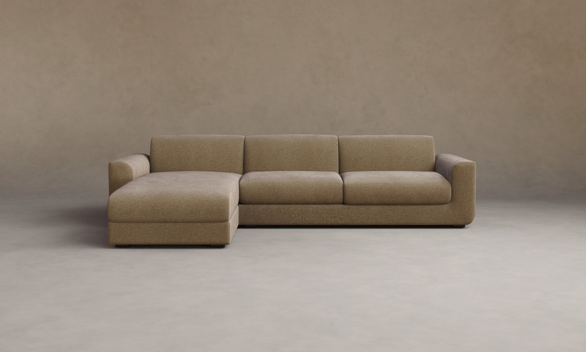The Marcello Sectional - Mohair Almond