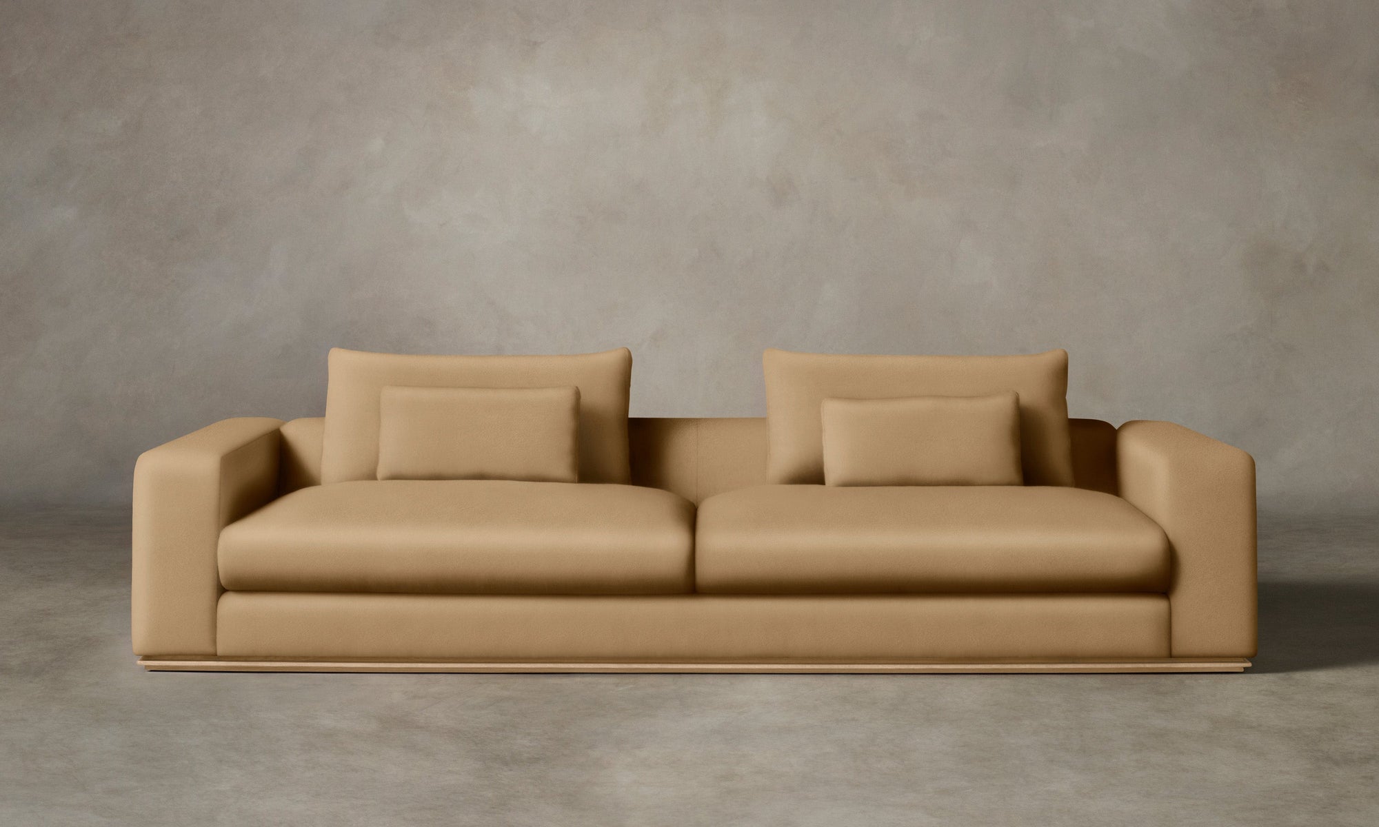 The Nicola Sofa - Costa Leather Ridge