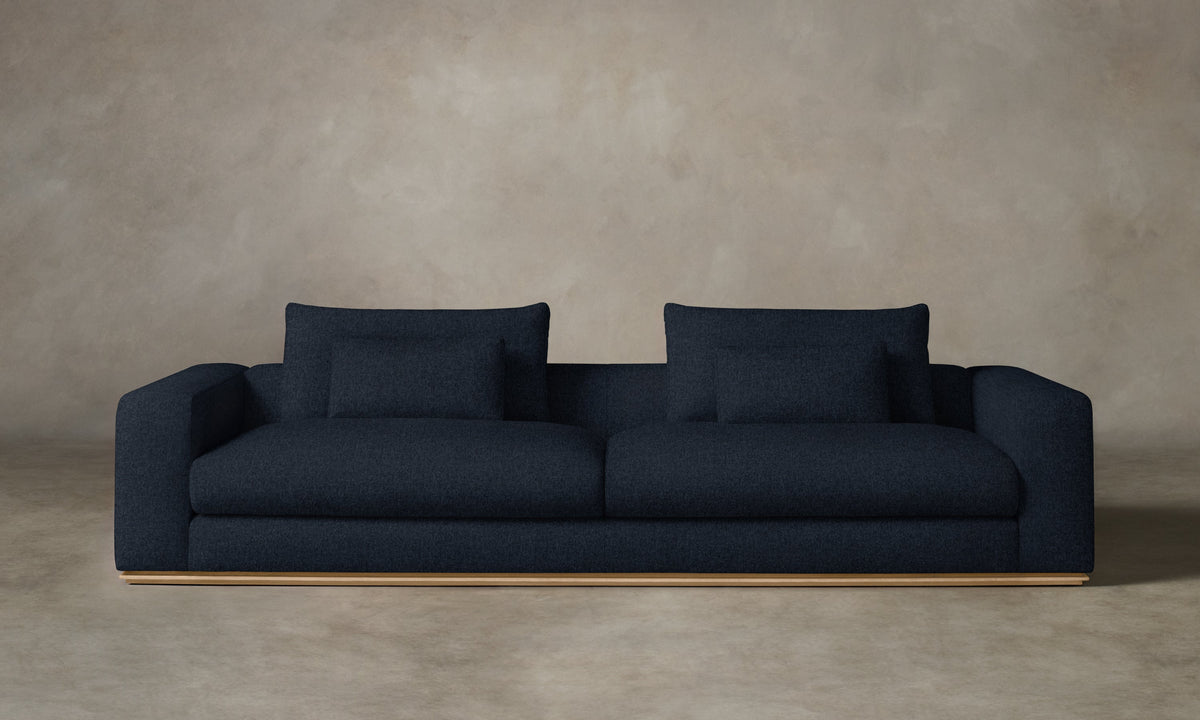 The Nicola Sofa - Italian Brushed Wool Harbor