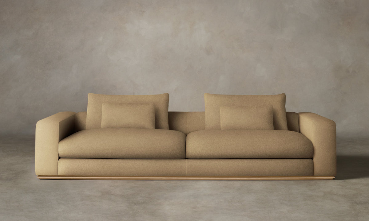 The Nicola Sofa - Mohair Almond