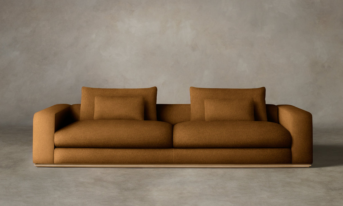 The Nicola Sofa - Mohair Brown Sugar
