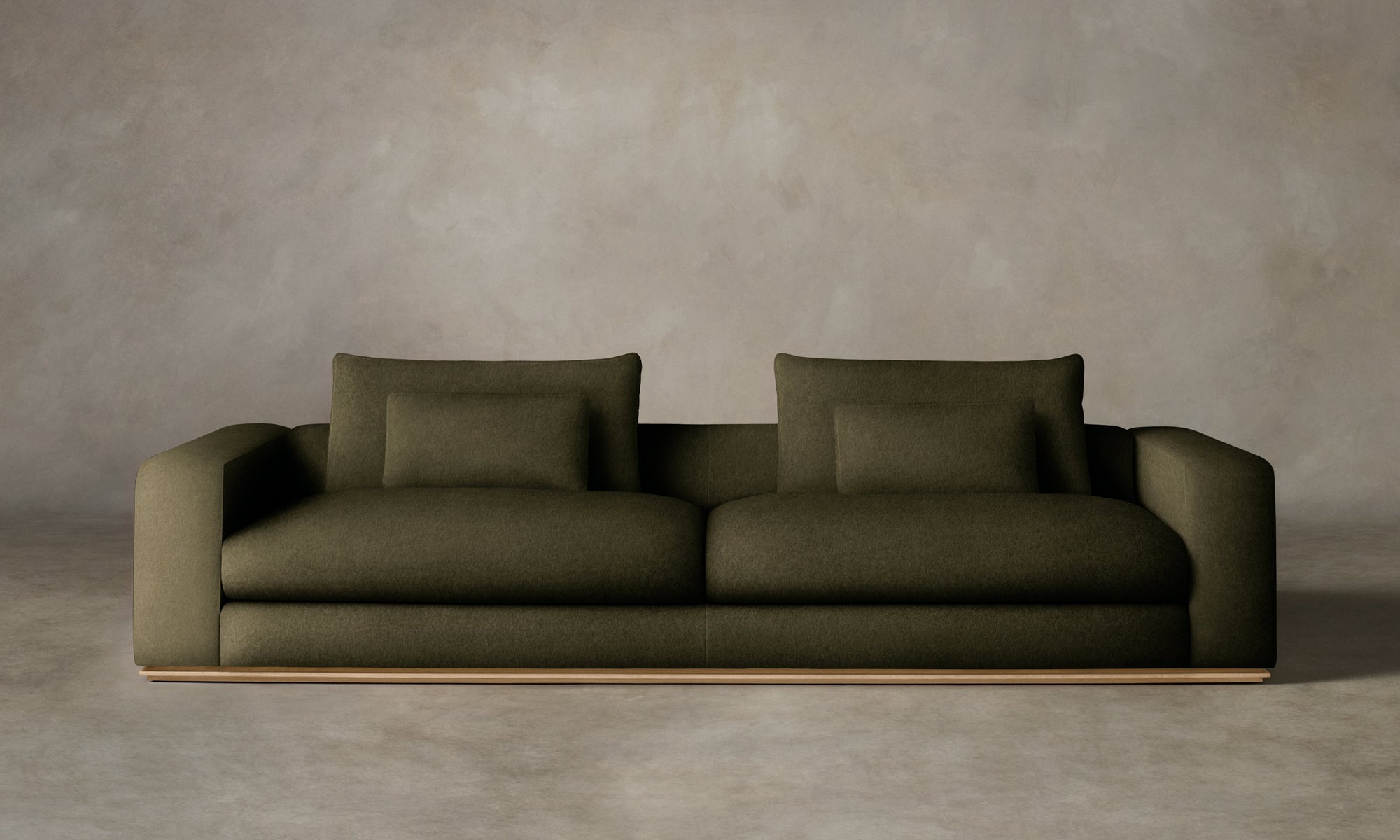 The Nicola Sofa - Mohair Moss