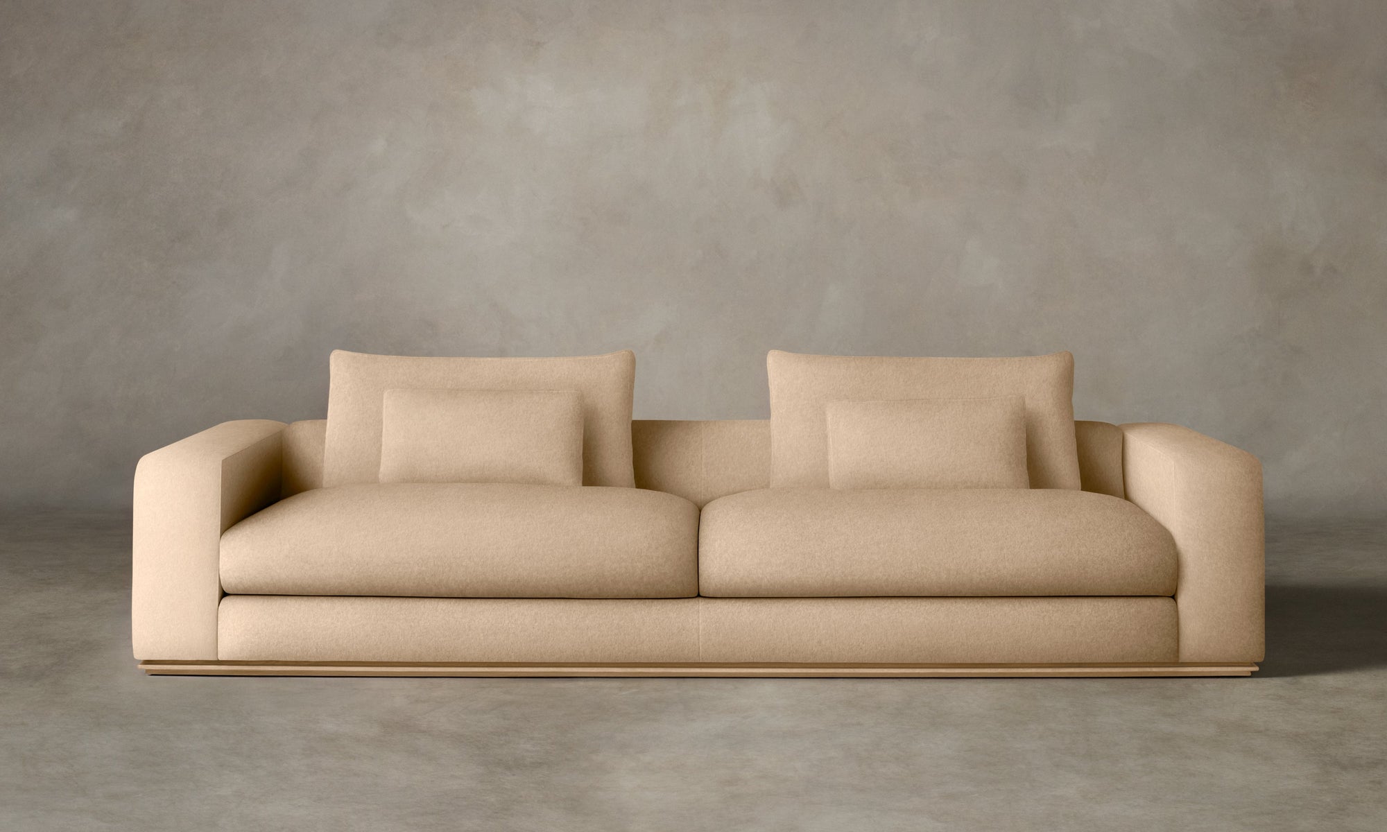 The Nicola Sofa - Performance Velvet Butter