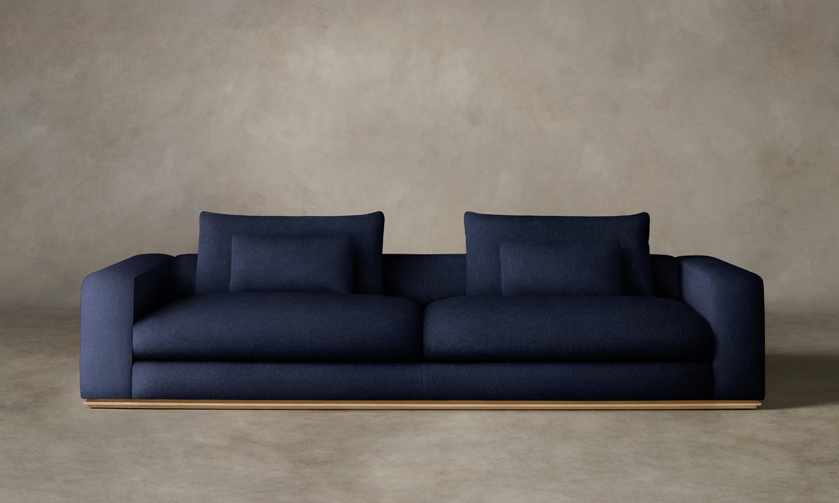 The Nicola Sofa - Performance Velvet Midnight