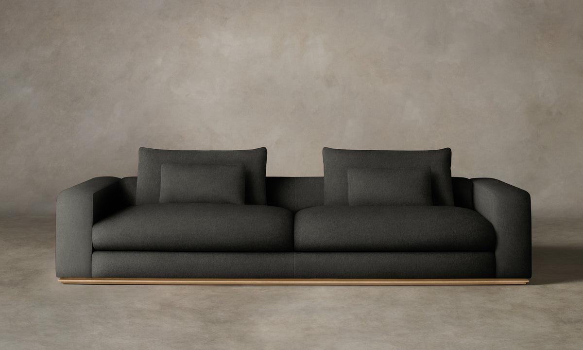 The Nicola Sofa - Performance Velvet Slate