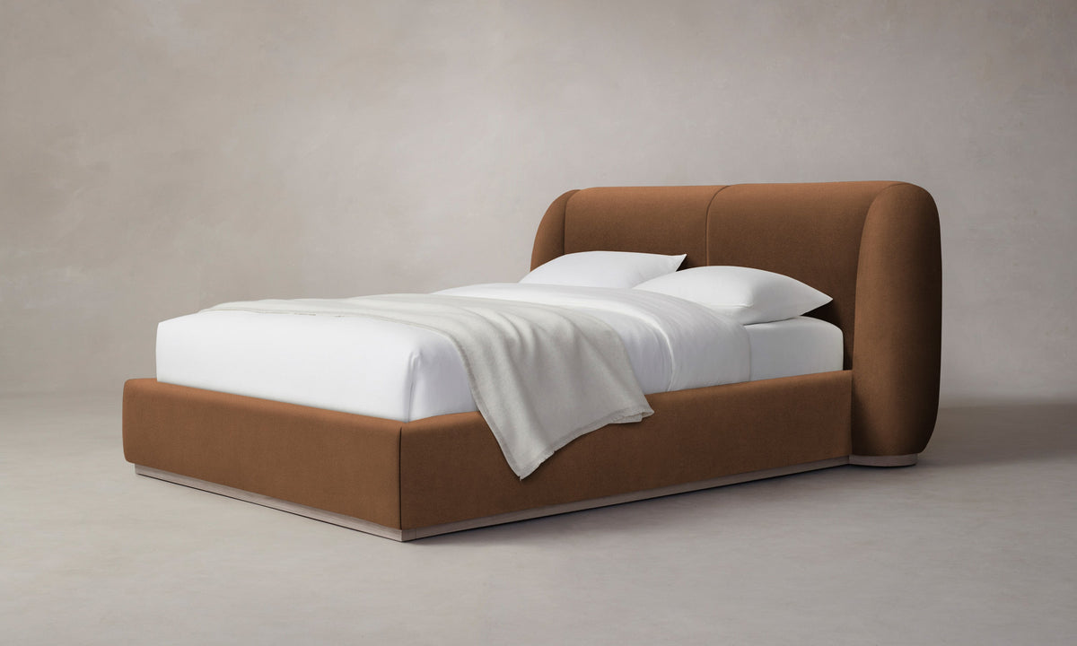 The Smith Bed - Marled Alpaca Velvet Whiskey