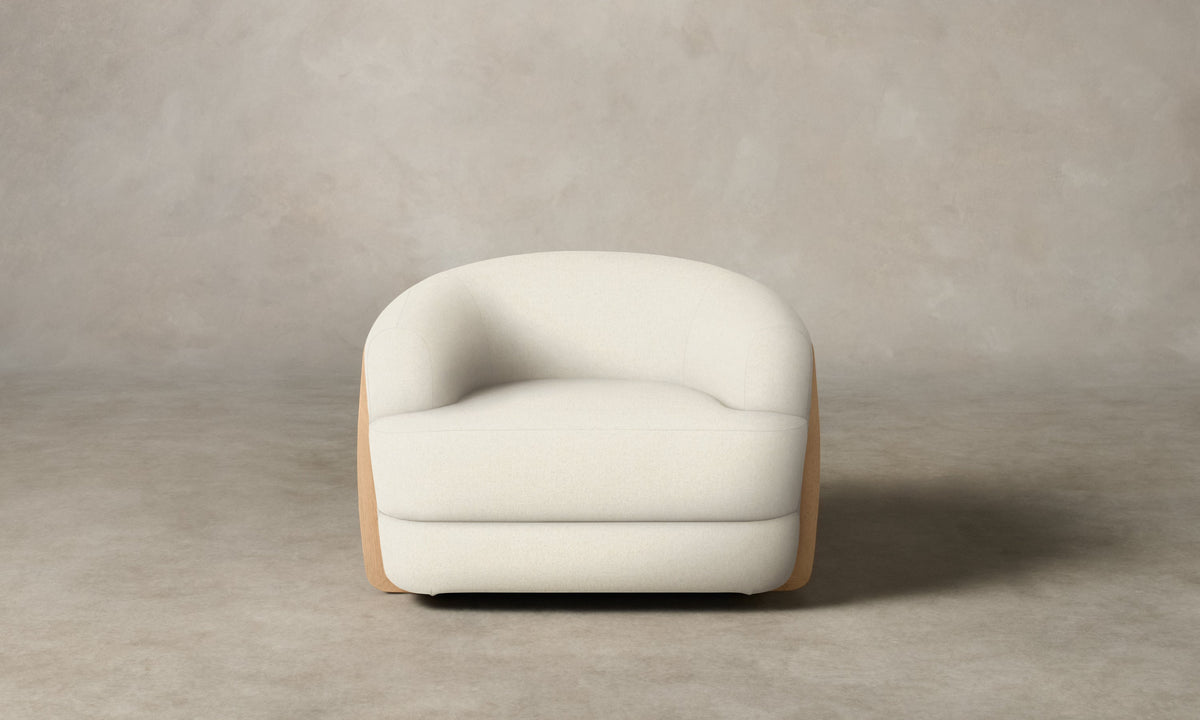 The Vera Chair - Italian Brushed Wool Vanilla