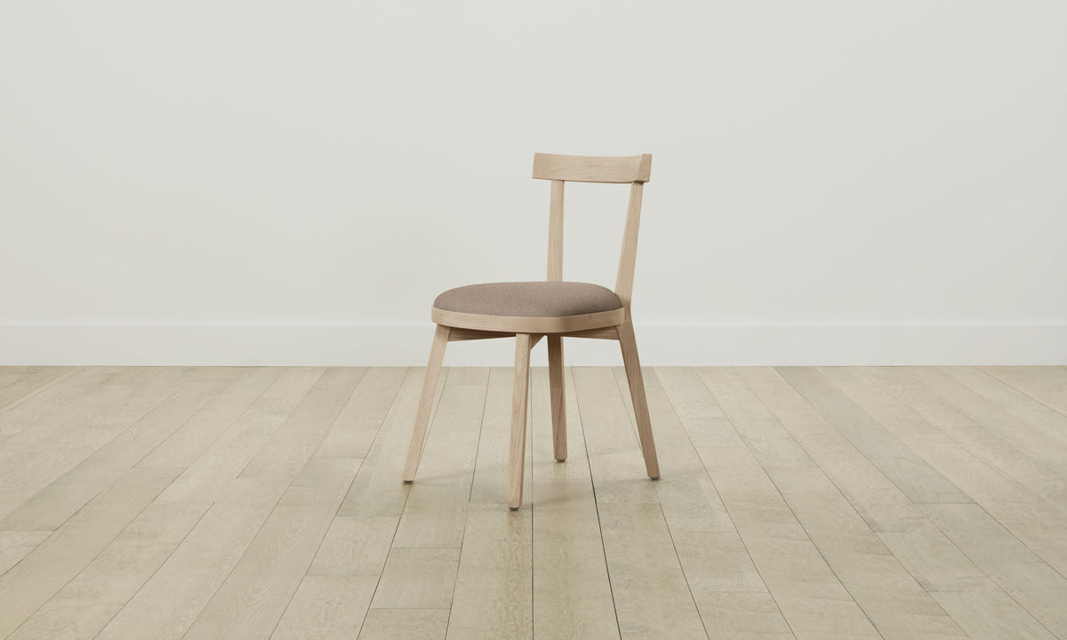 The Allen Dining Chair - Italian Brushed Wool Fox