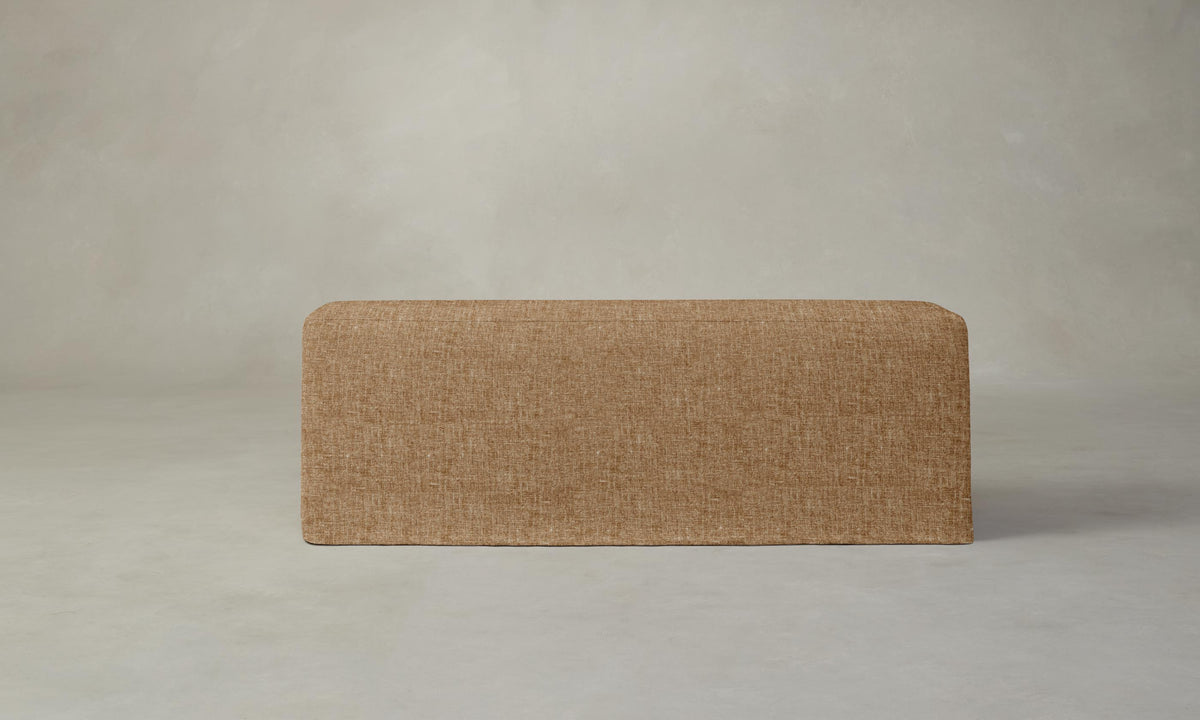 The Beacon Dining Bench - Heritage Belgian Linen Chai