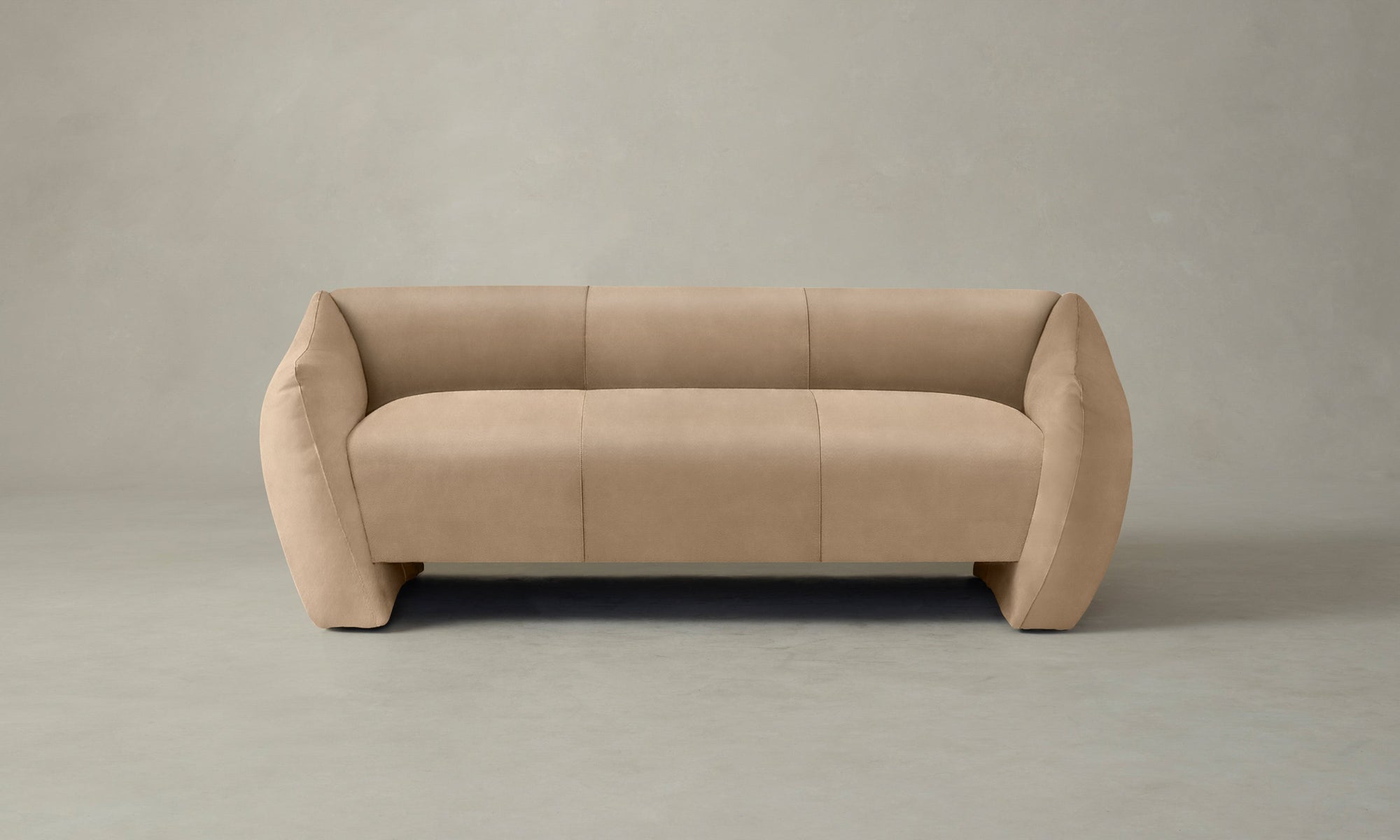 The Bond Settee - Costa Leather Ridge