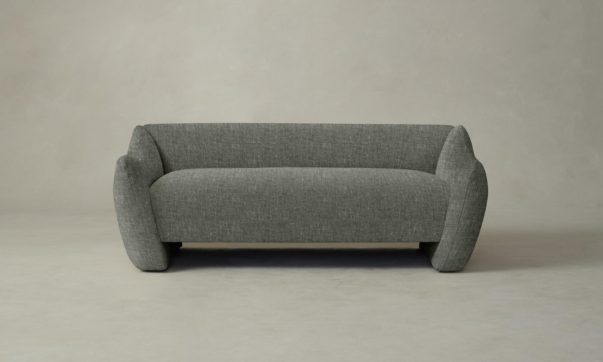 The Bond Settee - Heritage Belgian Linen Thyme