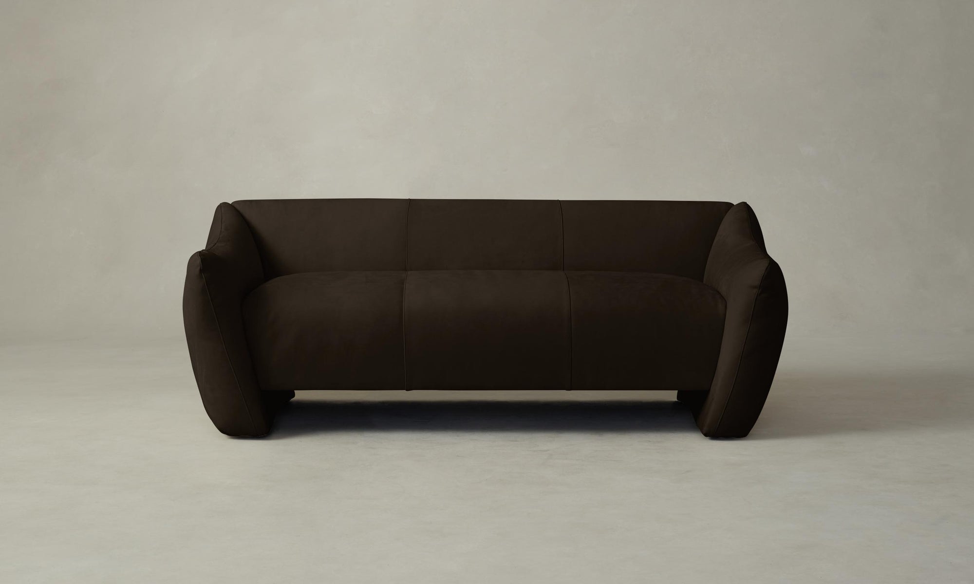 The Bond Settee - Nubuck Leather Espresso