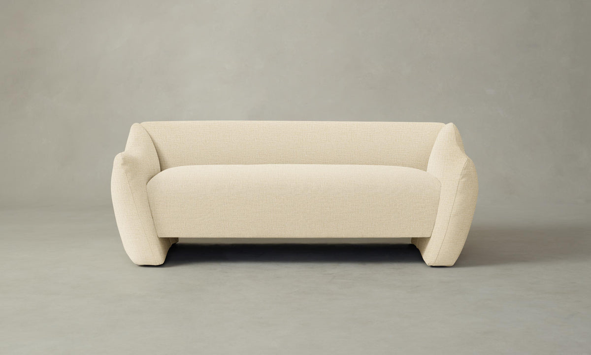 The Bond Settee - Performance Woven Chenille Desert