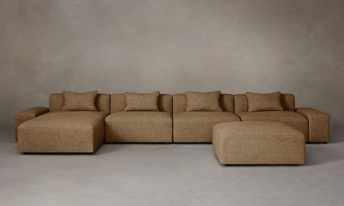 The Breuer Modular Sectional - Heritage Belgian Linen Chai