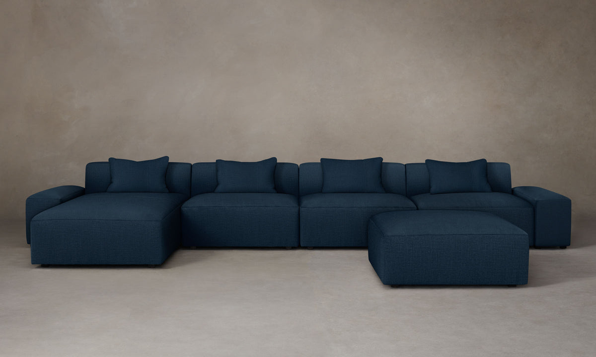 The Breuer Modular Sectional - Performance Linen Weave Bay