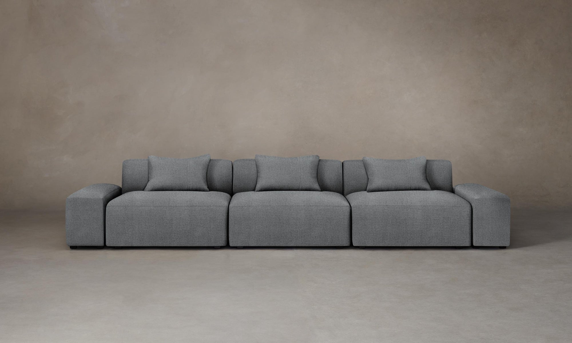The Breuer Modular Sofa - Performance Mélange Weave Night