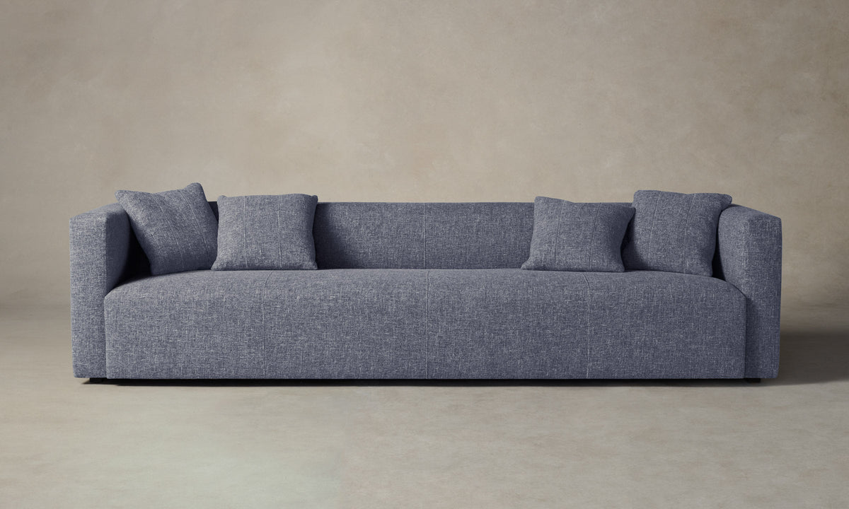 The Breuer Sofa - Heritage Belgian Linen Lake