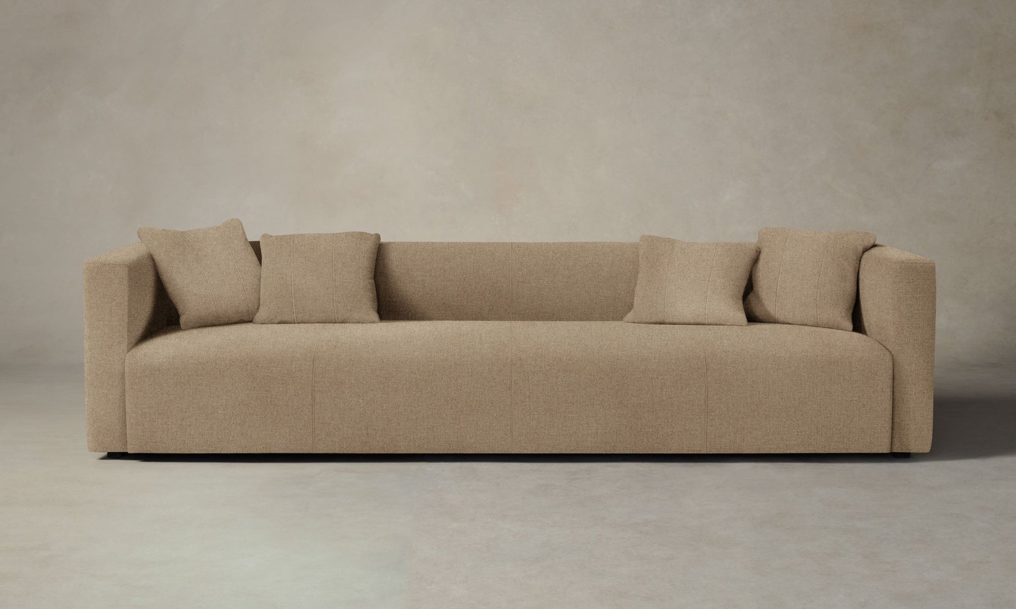 The Breuer Sofa - Italian Brushed Wool Fox