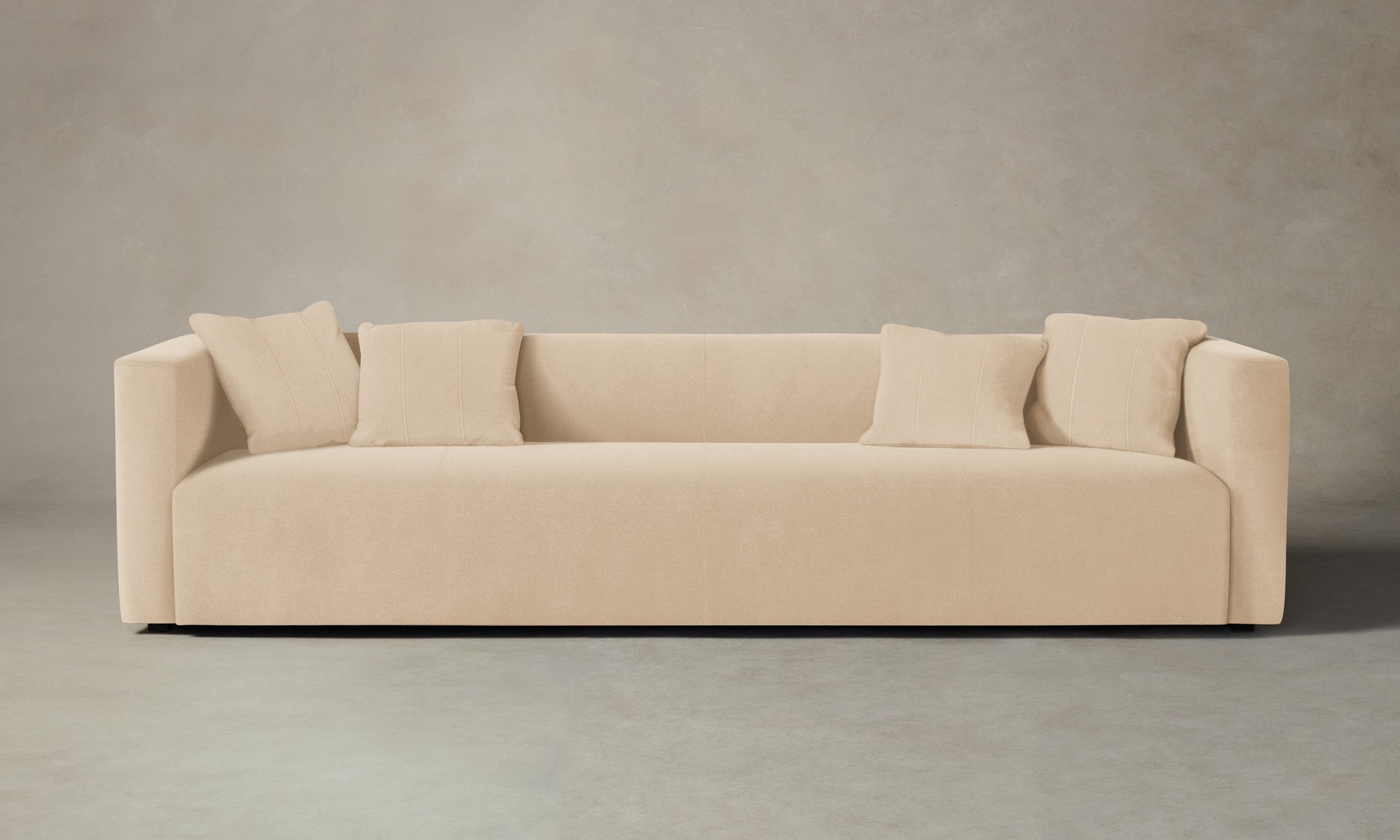 The Breuer Sofa - Performance Velvet Butter