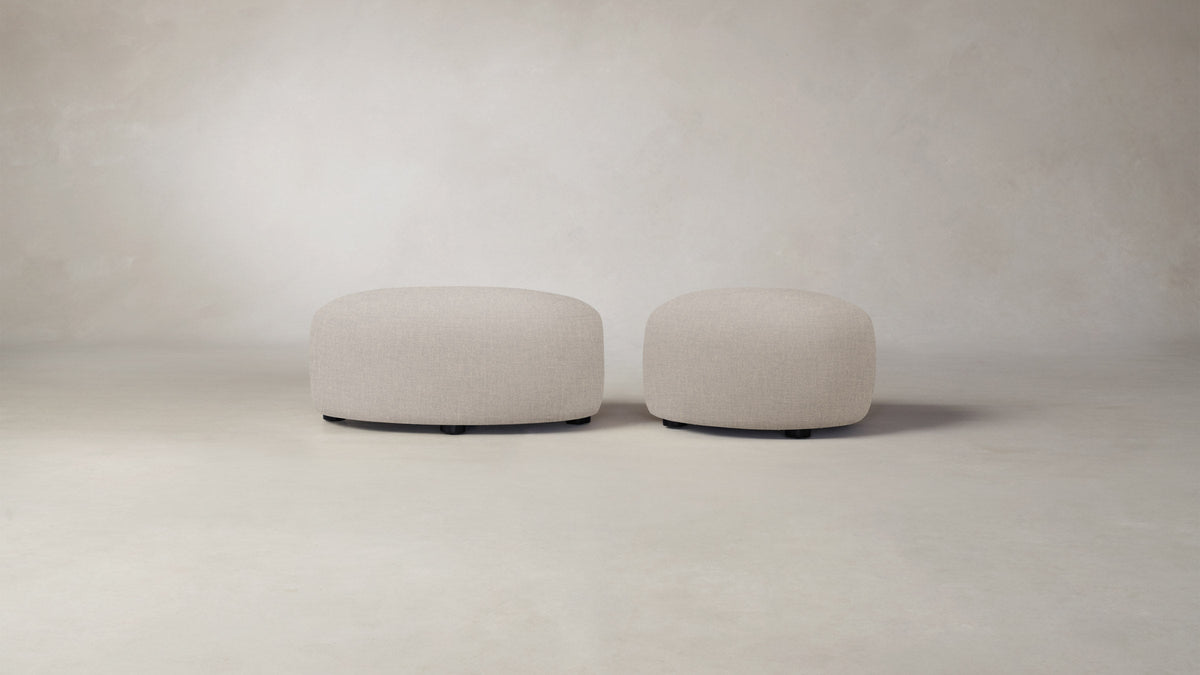 The Chelsea Ottoman - Heritage Belgian Linen Summit