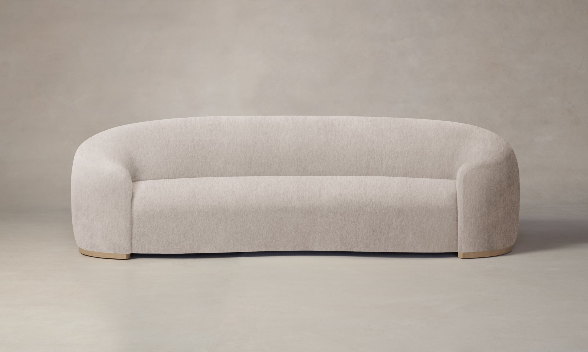 The Chelsea Sofa - Deep Pile Mohair Limestone