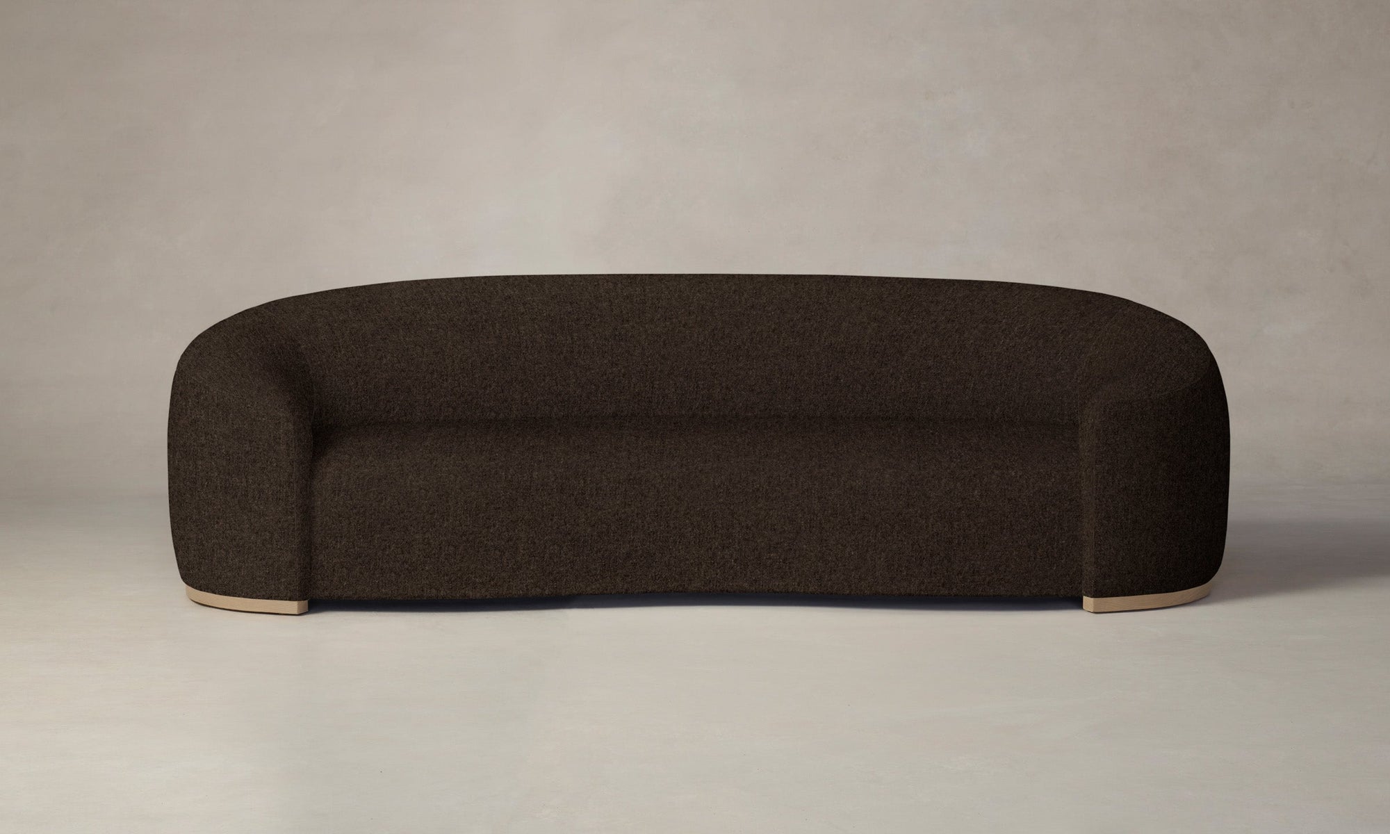 The Chelsea Sofa - Italian Brushed Wool Cocoa