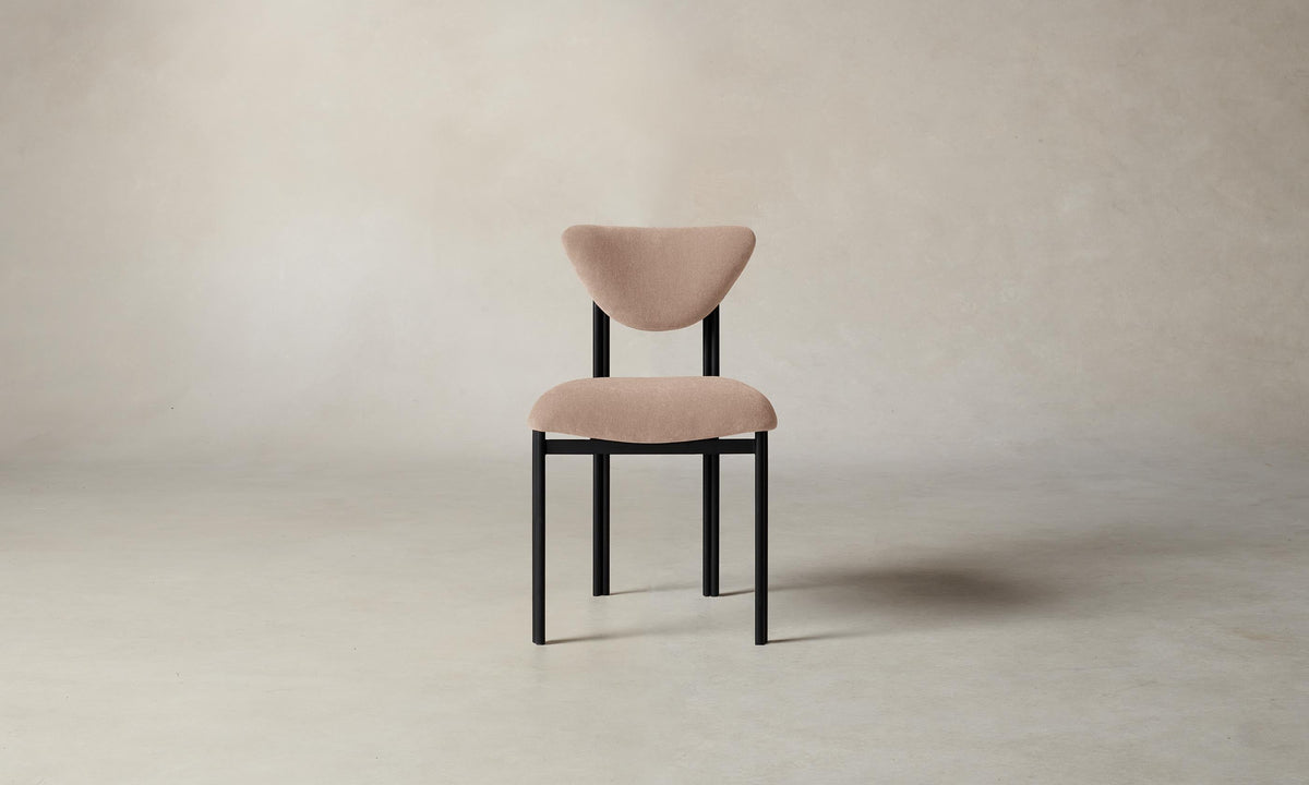The Cooper Dining Chair - Performance Velvet Blossom