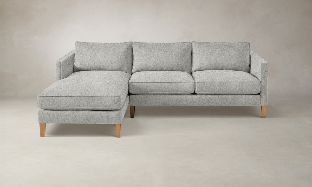 The Crosby Sectional - Woolen Bouclé Cliff