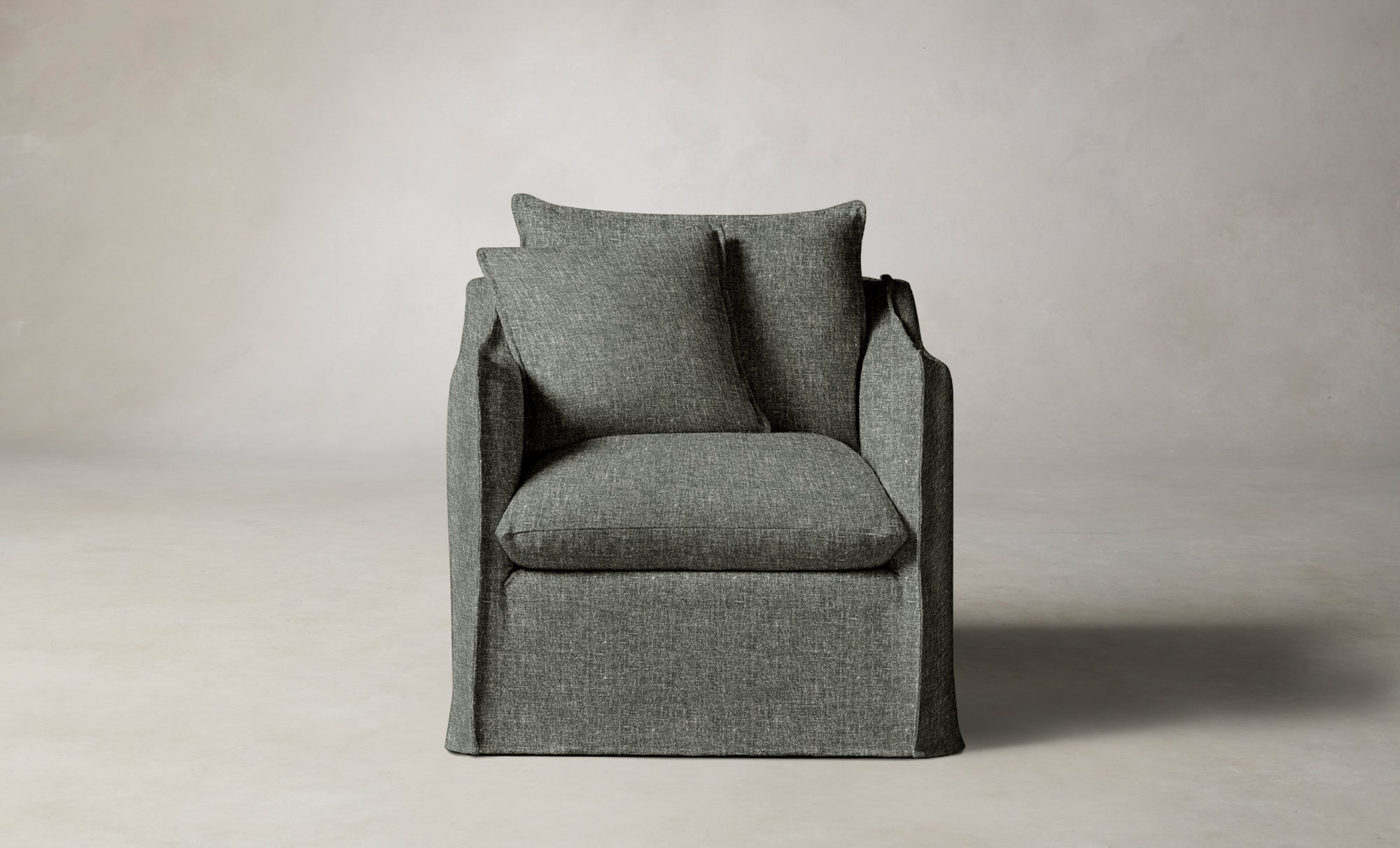 The Dune Chair - Heritage Belgian Linen Thyme