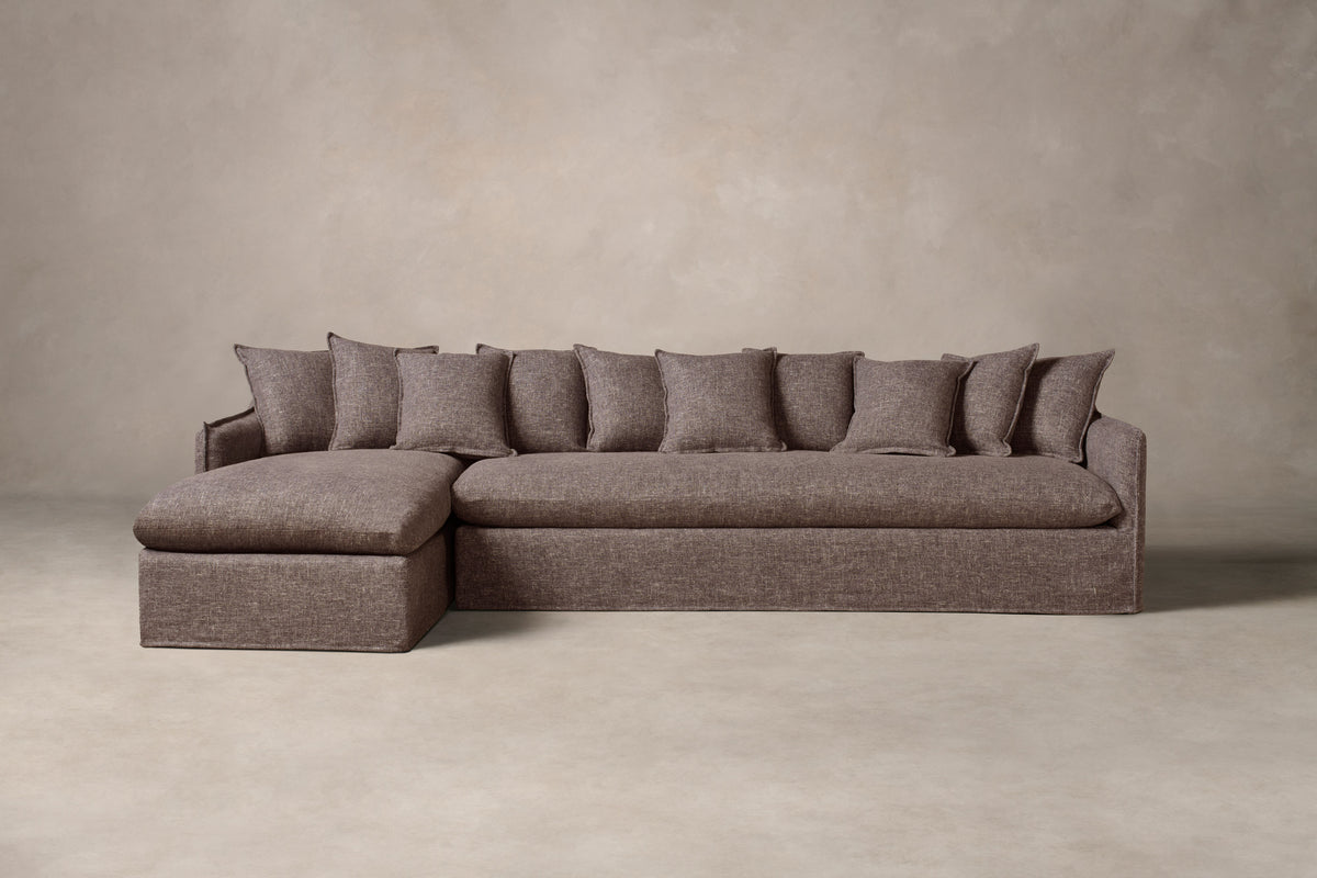 The Dune Sectional - Heritage Belgian Linen Carob