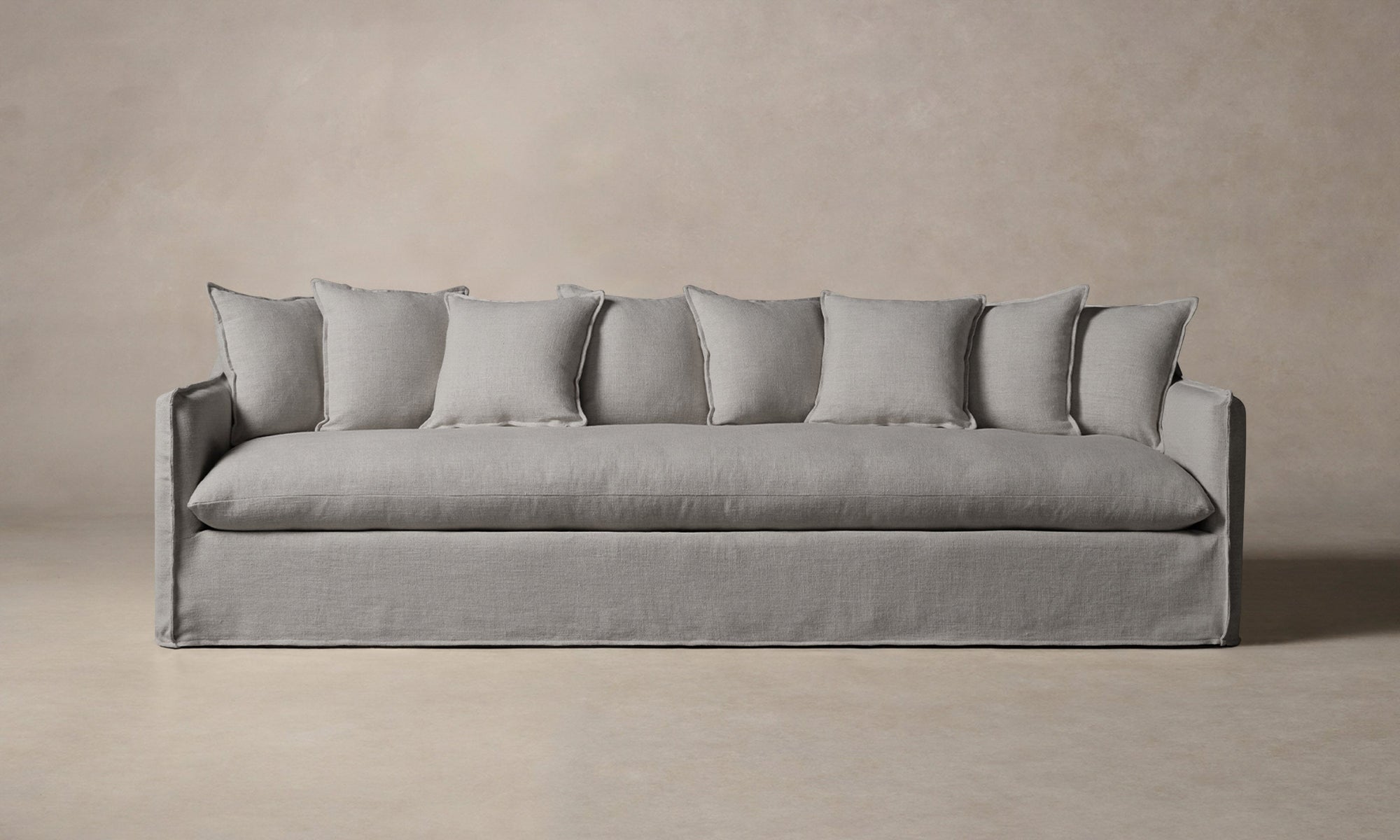 The Dune Sofa - Performance Woven Chenille Steel